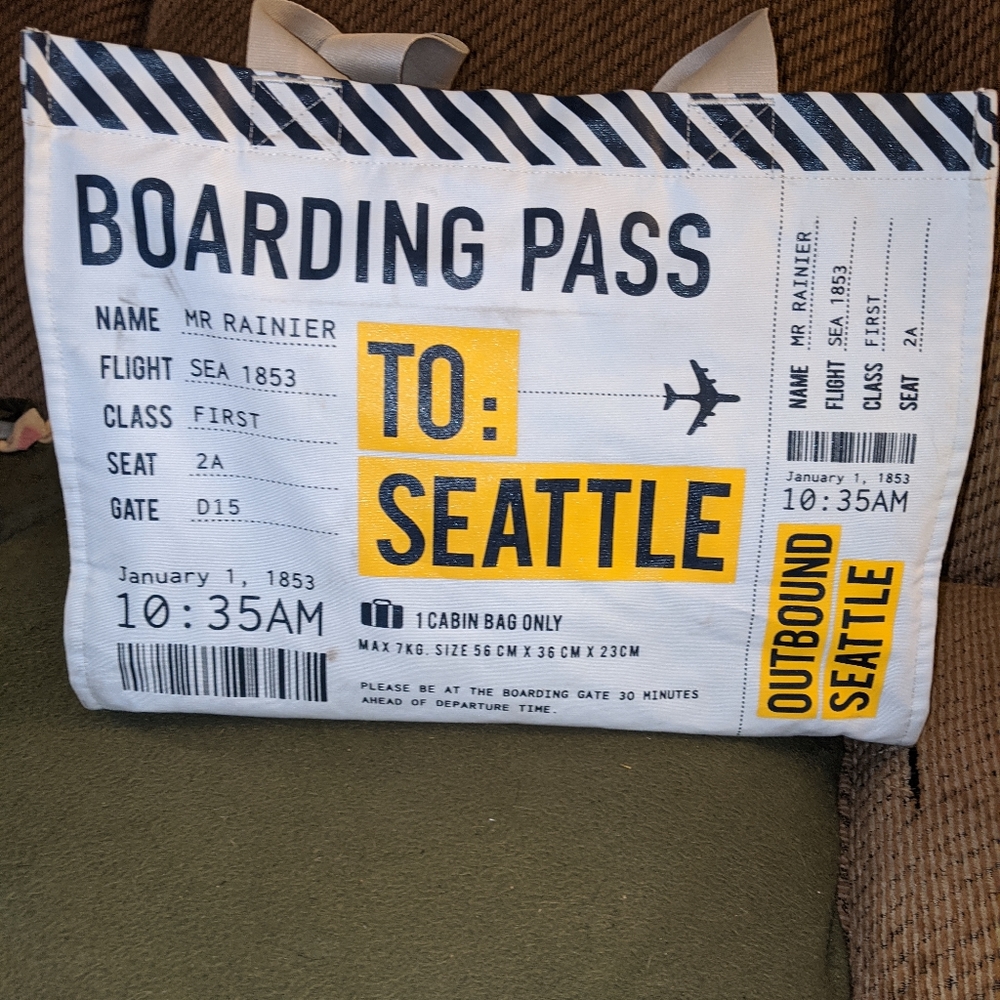 Boarding Pass Tote